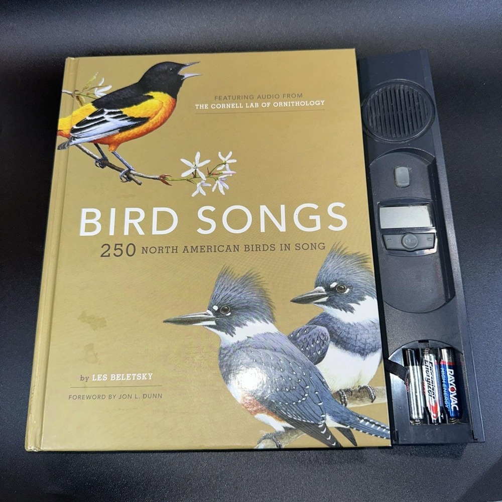 Book Bird Songs: 250 North American Birds in Song by Les Beletsky Tested Working